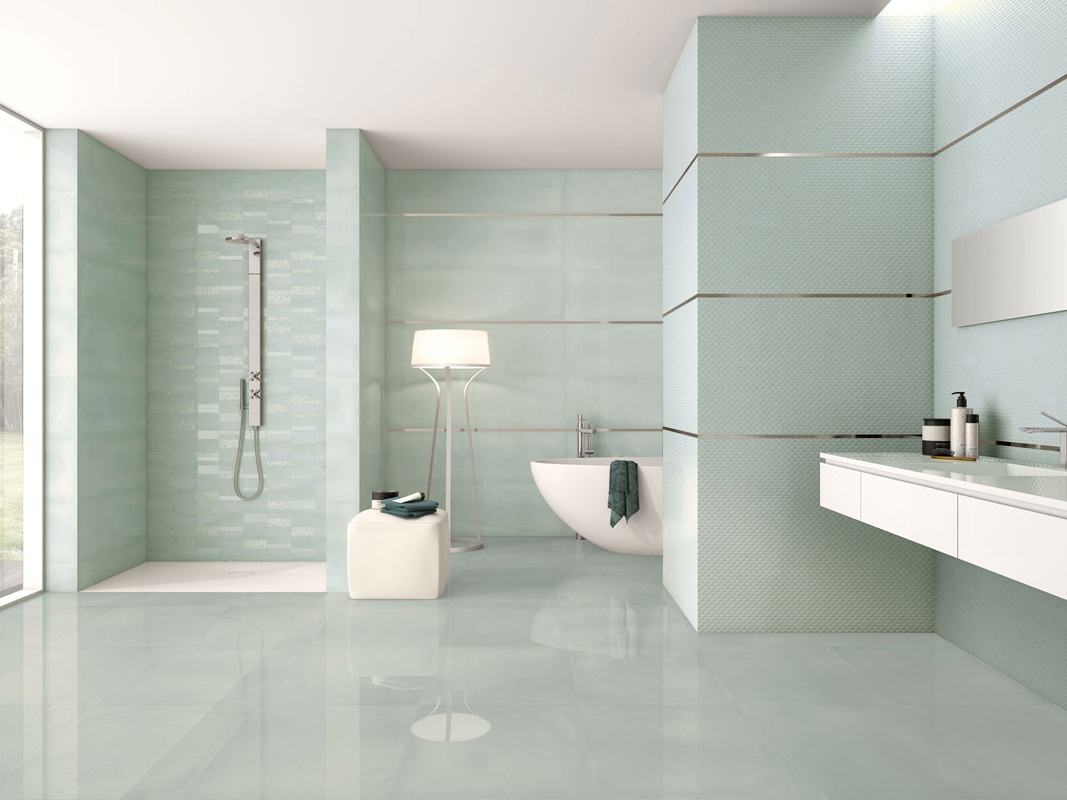 Acquamarine 46,5x46,5 Rett. Pavimento Gres Porcellanato Intuition Serie Effetto Colorato Ibero Porcelánico Piastrelle & Mosaici