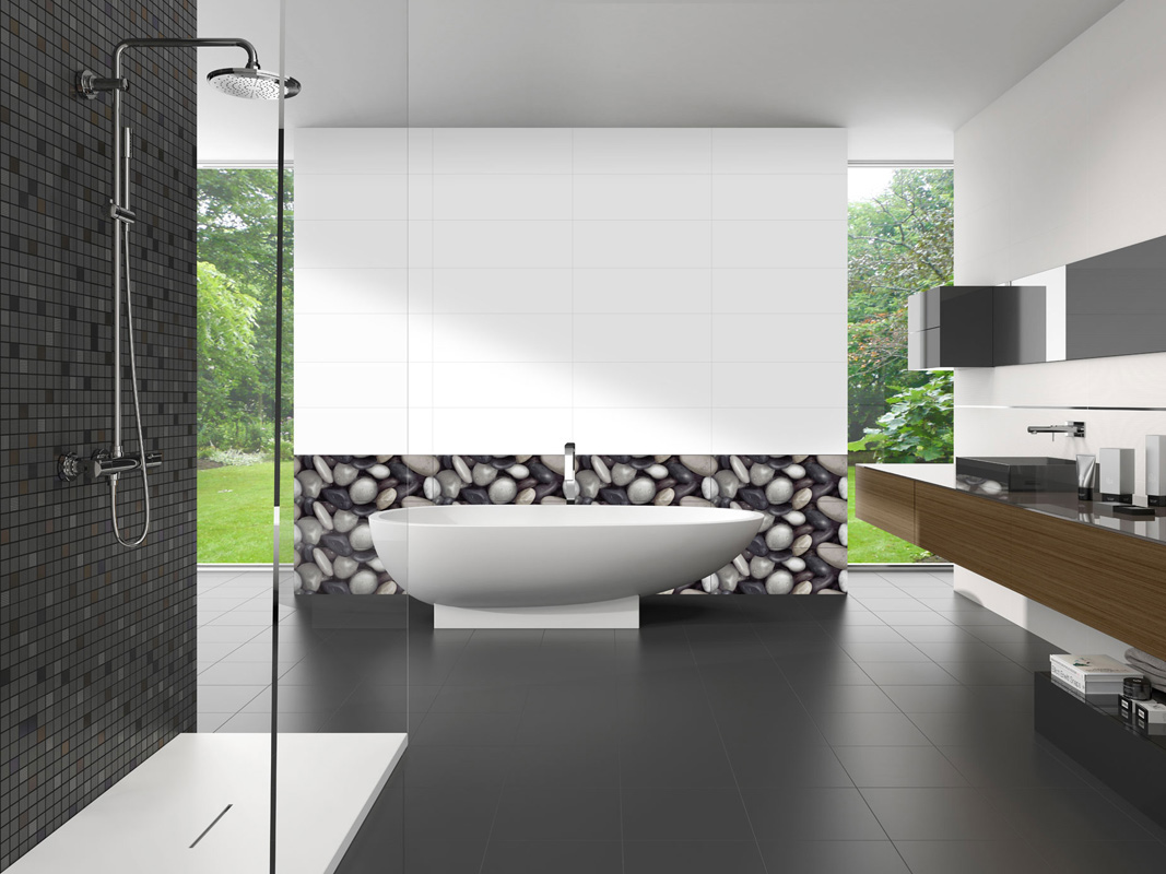 Negro 29x29 Rett. Pavimento Gres Porcellanato Moon Serie Effetto Colorato Ibero Porcelánico Piastrelle & Mosaici