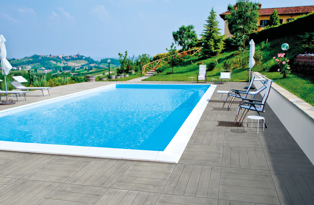 Grigio 52x52 Gres Porcellanato Antislip R11 Lames Serie Legni Savoia Italia Piastrelle & Mosaici