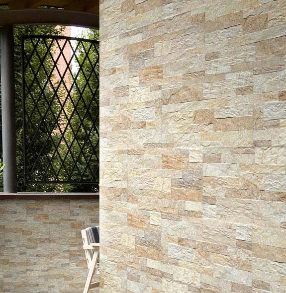 Barge Beige 21,6x43,5 Gres Porcellanato Pietre Alpine Serie Muretti Savoia Italia Piastrelle & Mosaici