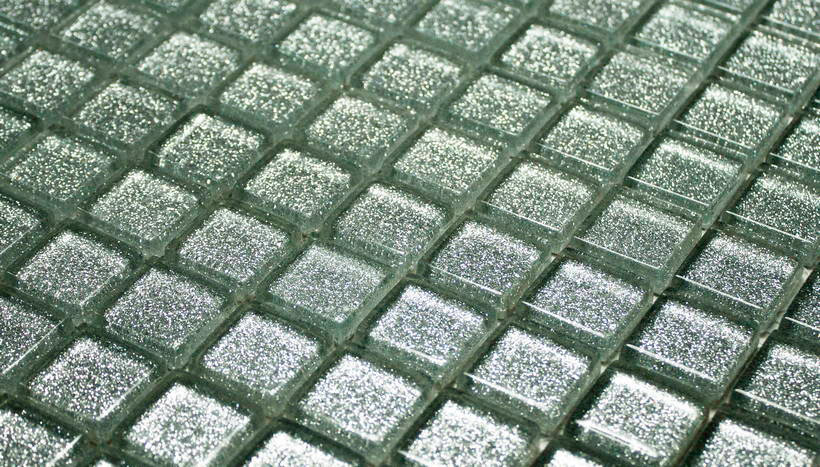 8PB101 Crystal 8 Glit Vetro Lucida Serie Mosaico Ston Piastrelle & Mosaici