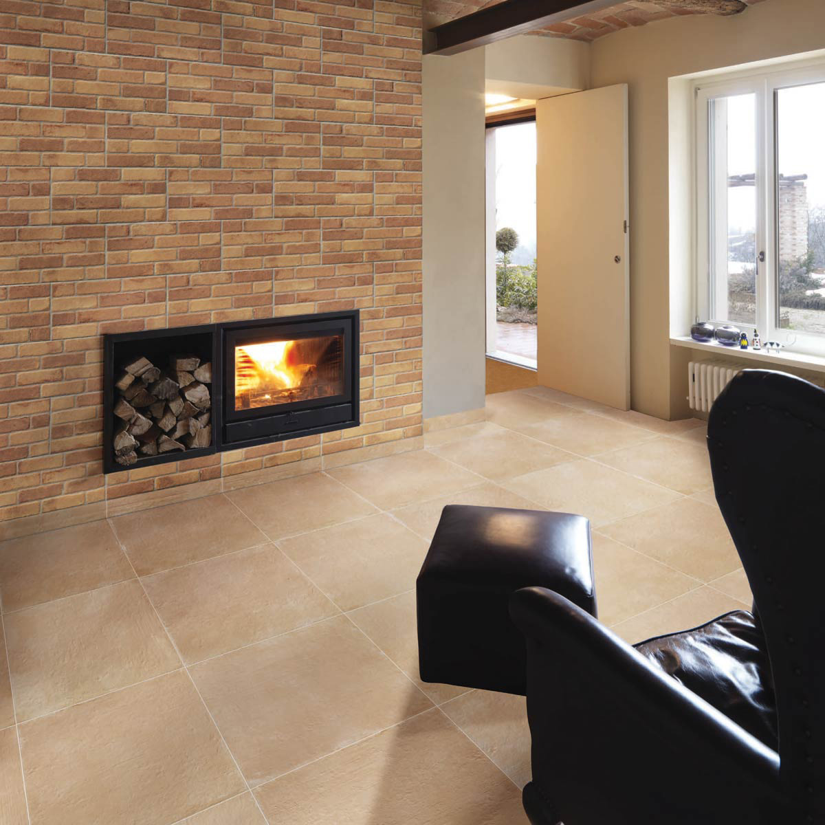 Mood COTTO 60x60 + MURETTO COTTO 30x60 Serie Indoor Ceramica Valsecchia Piastrelle & Mosaici